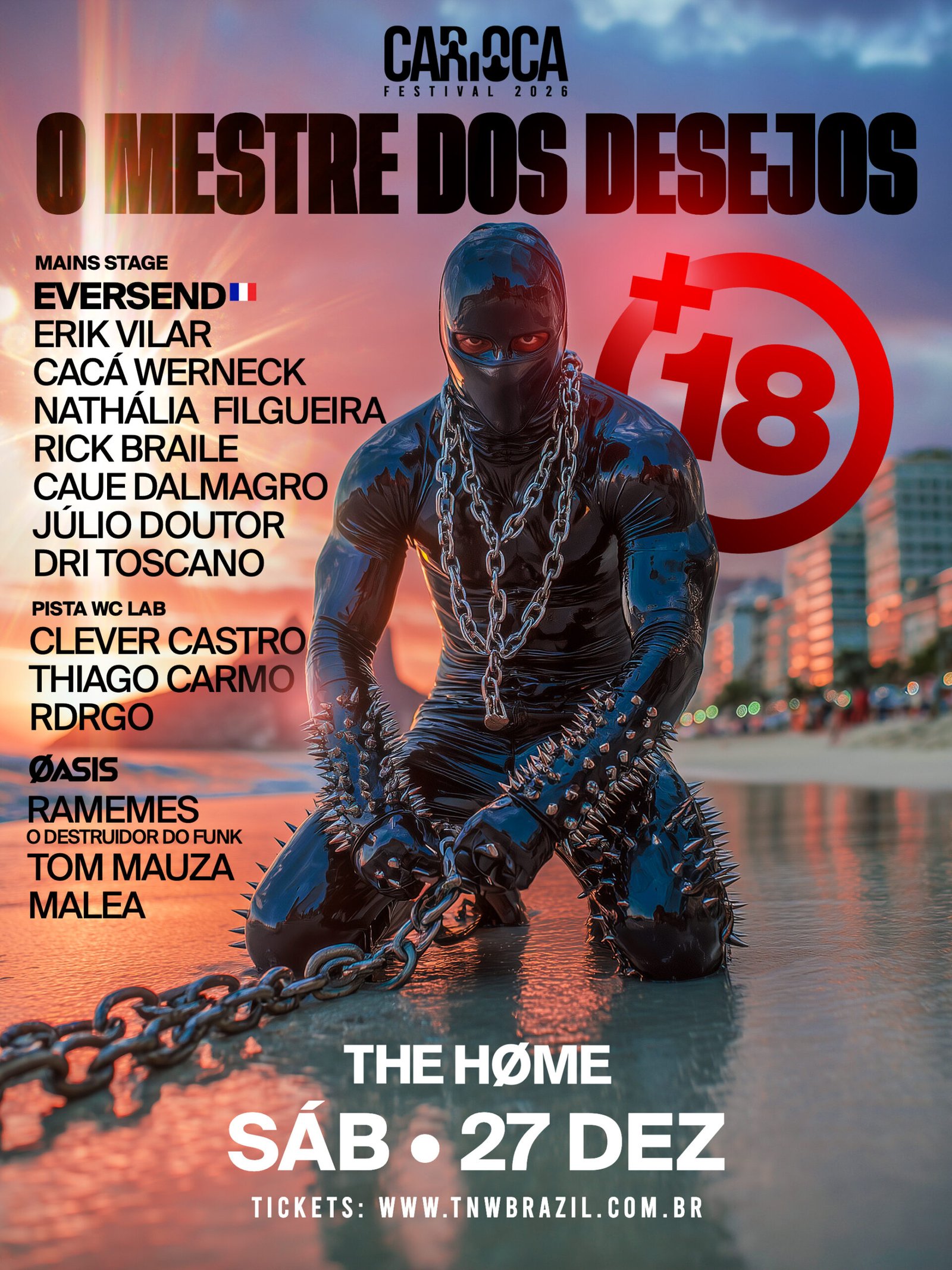 FESTA +18 | MESTRE DOS DESEJOS | THE HOME RIO | CARIOCA FESTIVAL 9 MESTRE DOS DESEJOS scaled