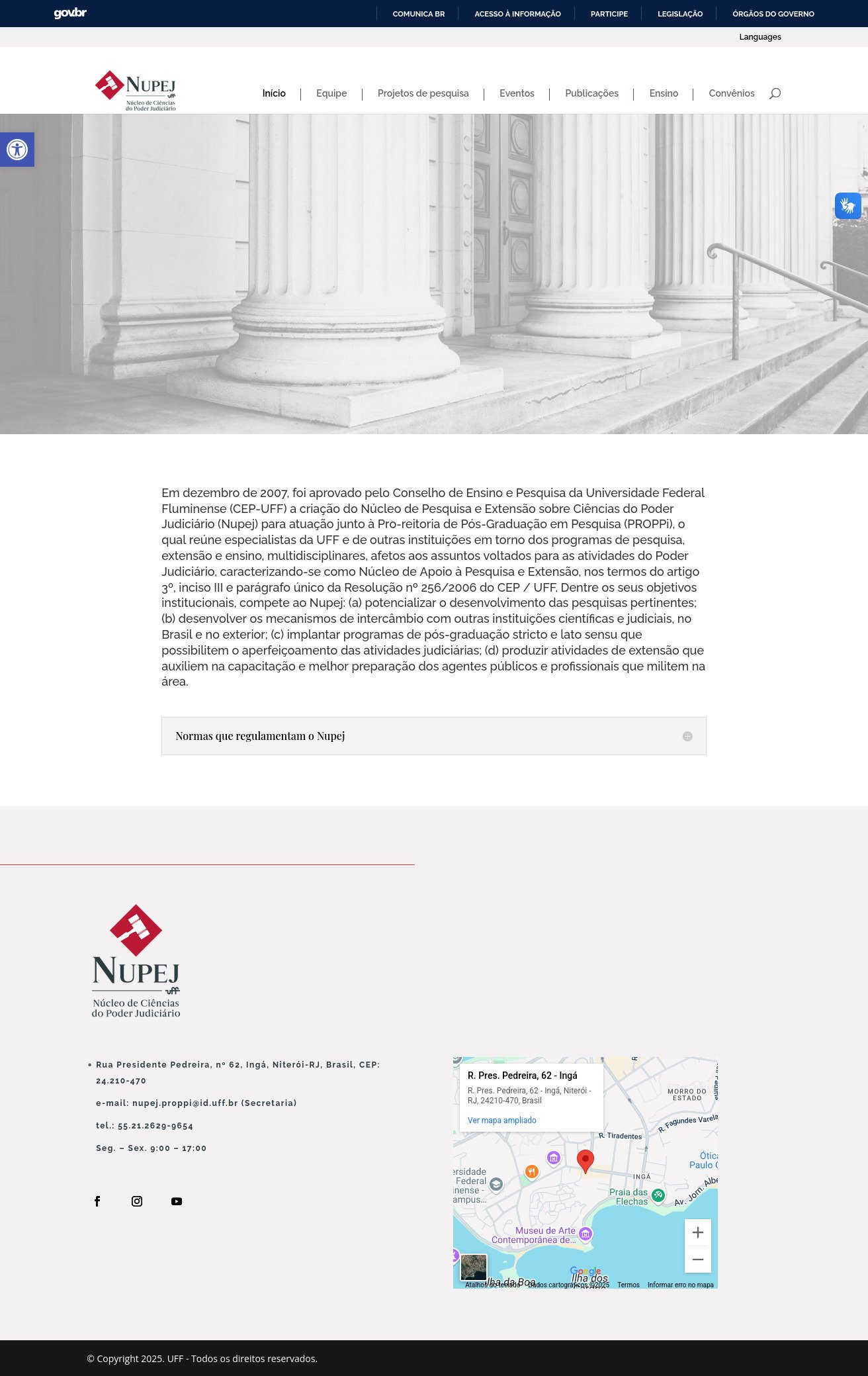 Nucleo de Pesquisa e Extensao sobre Ciencias do Poder Judiciario