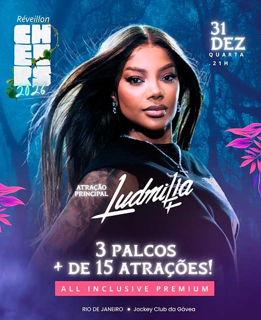 DESCONTO RÉVEILLON CHEERS 2026 COM LUDMILLA 15 cheers 2026